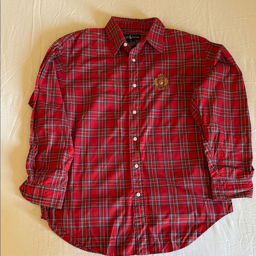 Red Plaid Women’s Shirt